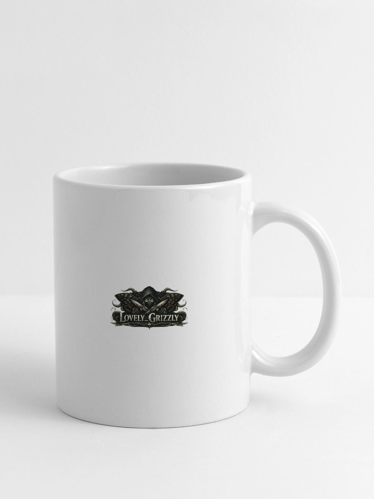 Lovely Grizzly Twitch Logo - Coffee/Tea Mug - white - Right