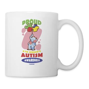proud Autism - Coffee/Tea Mug - white - Right