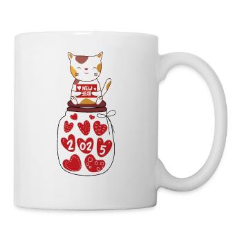 new year design _2025 - Coffee/Tea Mug - white - Right