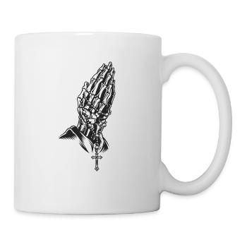 Skeleton Prayer - Coffee/Tea Mug - white - Right
