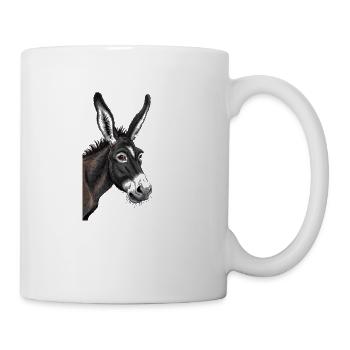 Black donkey - Coffee/Tea Mug - white - Right