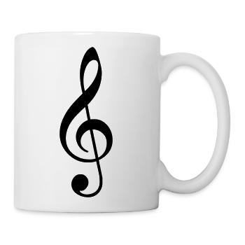 G-Clef - Coffee/Tea Mug - white - Right