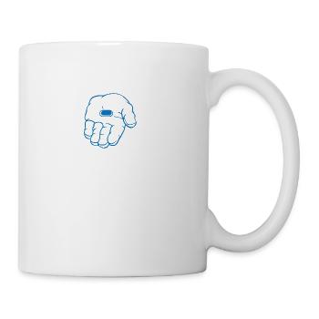 Blue pill - Coffee/Tea Mug - white - Right