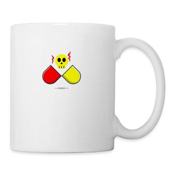 Cool pill - Coffee/Tea Mug - white - Right