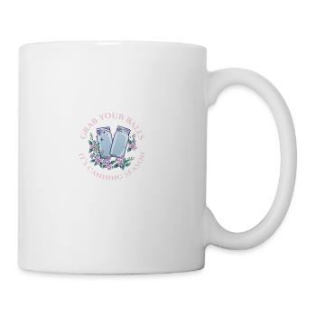 Grab Your Balls It's Canning Season Preserver - Coffee/Tea Mug - white - Right