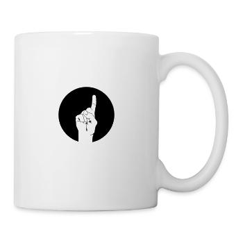 finger-wagging - Coffee/Tea Mug - white - Right