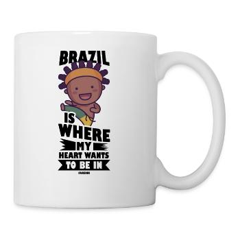 Brazil Rio de Janeiro South America gift - Coffee/Tea Mug - white - Right