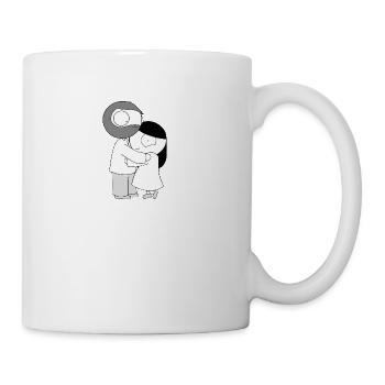 Hug Meh Happy - Coffee/Tea Mug - white - Right