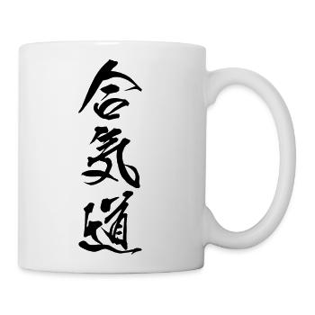 Japanese Martial Arts - Aikido - Coffee/Tea Mug - white - Right