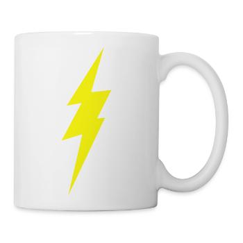 Lightning Bolt - Coffee/Tea Mug - white - Right