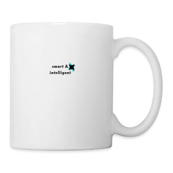 smart & intelligent - Coffee/Tea Mug - white - Right