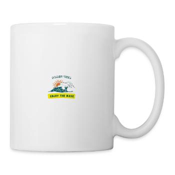 Sunset Wave Summer Vibes - Coffee/Tea Mug - white - Right