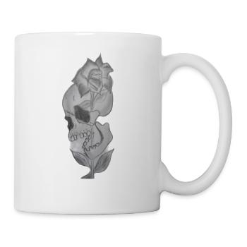 Vampire design. Vampir-Design. - Coffee/Tea Mug - white - Right