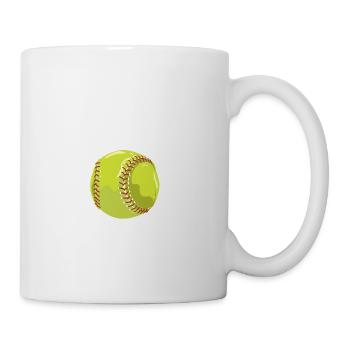 My Favorite Softball Girls Call Me Coach - Coffee/Tea Mug - white - Right