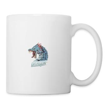 Azure Dragon Head Graphic - Coffee/Tea Mug - white - Right