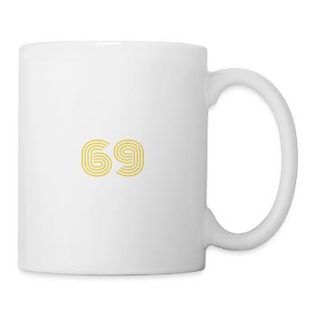 Golden 69 Orbit Glyph - Coffee/Tea Mug - white - Right
