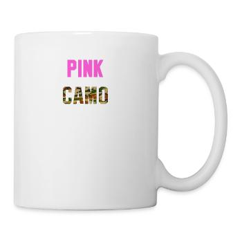 Pretty in Pink Dangerous in Camo - Coffee/Tea Mug - white - Right