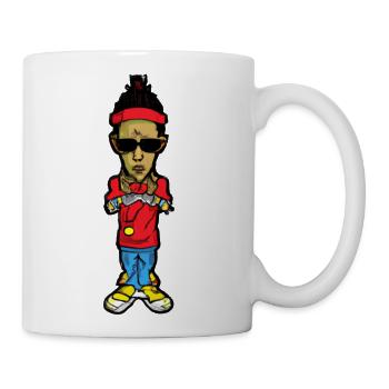 Dancehall Artist comic 3 - Coffee/Tea Mug - white - Right
