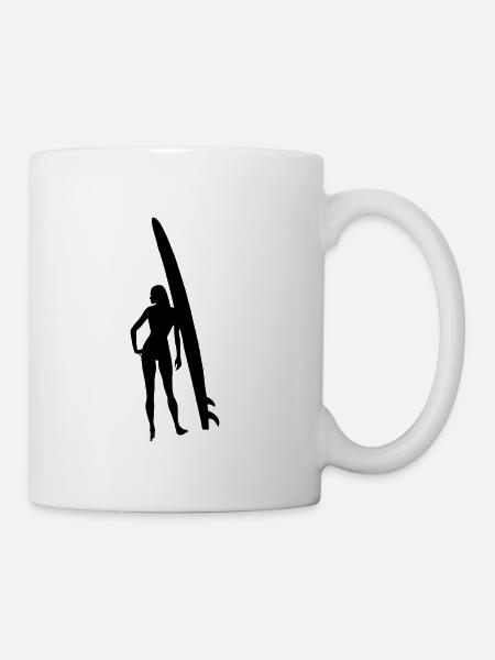 Cosmic Moon Phases Illustration - Coffee/Tea Mug - white