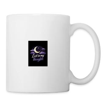 Lost in My Thoughts T-Shirt – Reflective & Comfy  - Coffee/Tea Mug - white - Right