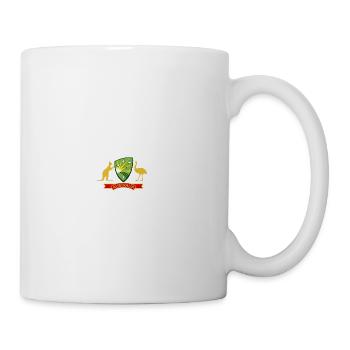 Australian Cricket Crest Emblem Graphic - Coffee/Tea Mug - white - Right
