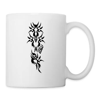 tattoo wings sleeve - Coffee/Tea Mug - white - Right