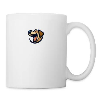 Laughing dog - Coffee/Tea Mug - white - Right
