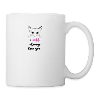 cut love - Coffee/Tea Mug - white - Right