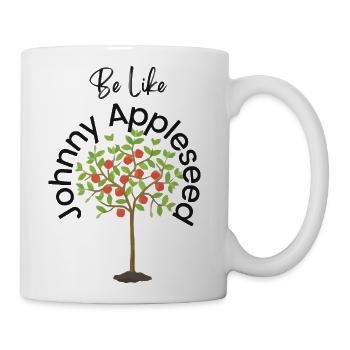Johnny Appleseed Sept 26 Celebrate Legends T-Shirt - Coffee/Tea Mug - white - Right