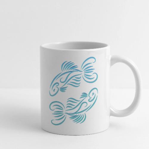 Pisces Zodiac Fish Water Sign Blue Green - Coffee/Tea Mug
