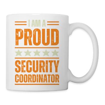 Proud Security Coordinator - Coffee/Tea Mug - white - Right