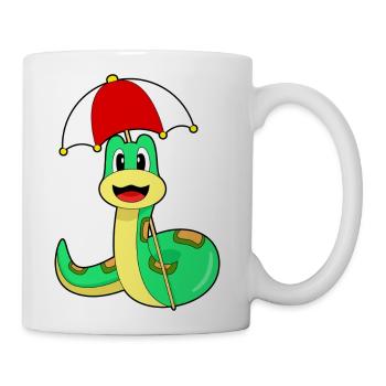 Snake Umbrella - Coffee/Tea Mug - white - Right