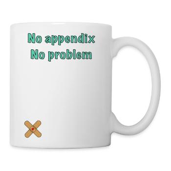 Appendix Surgery Survivor - Coffee/Tea Mug - white - Right