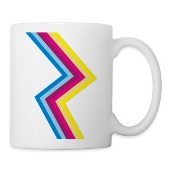 80 s Neon Flash - Coffee/Tea Mug - white - Right