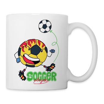 Soccer Ball - Coffee/Tea Mug - white - Right