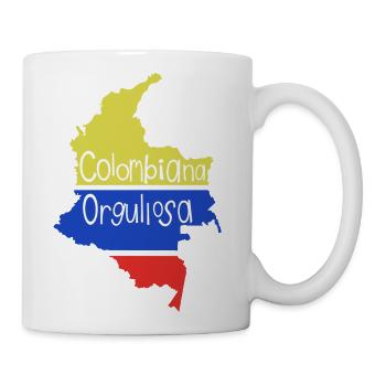Colombiana Orgullosa Latin Pride Collection - Coffee/Tea Mug - white - Right