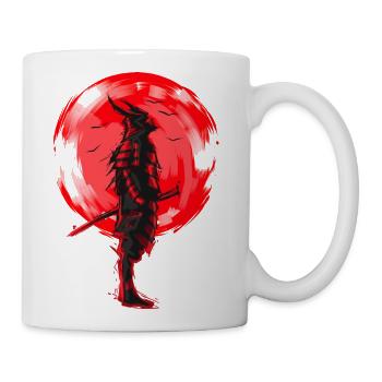 Japanese Art Vintage Bushido Samurai - Coffee/Tea Mug - white - Right