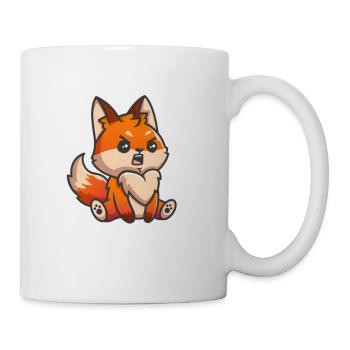 For Fox sake - Funny fox joke - Coffee/Tea Mug - white - Right