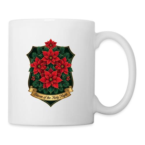 Poinsettia Crest T-Shirt - Coffee/Tea Mug