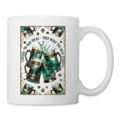 Cheers to Bad Ideas Tankards Graphic Tee - Coffee/Tea Mug