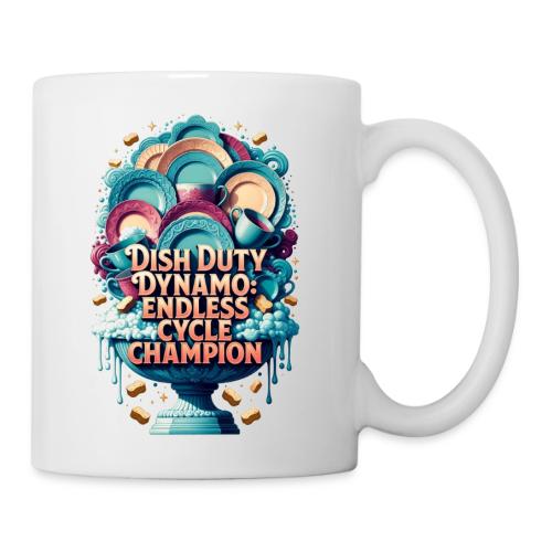 Dish Duty Dynamo T Shirt, Endless Cycle Champion - Coffee/Tea Mug