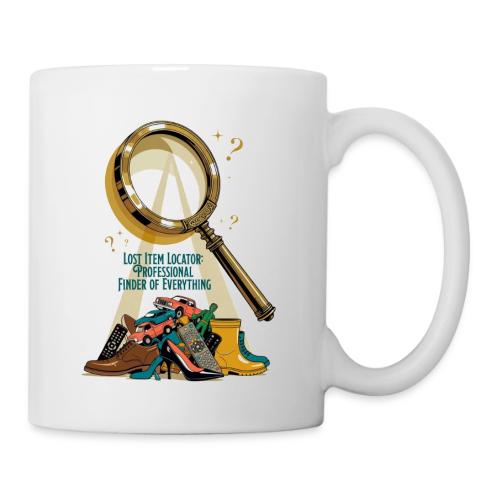 Lost Item Locator T Shirt, Professional Finder Mug - Coffee/Tea Mug