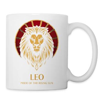 Leo Pride of the Rising Sun - Coffee/Tea Mug - white - Right