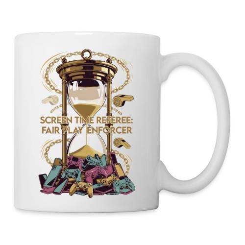 Screen Time Referee T Shirt, Fair Play Enforcer - Coffee/Tea Mug
