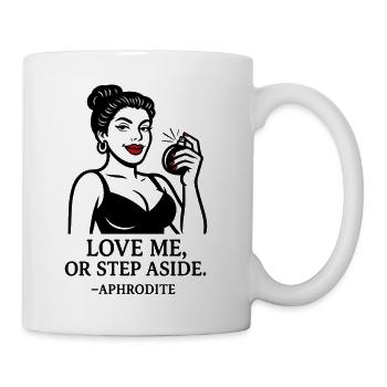 Aphrodite Bold Pin-Up Love Statement Art - Coffee/Tea Mug - white - Right