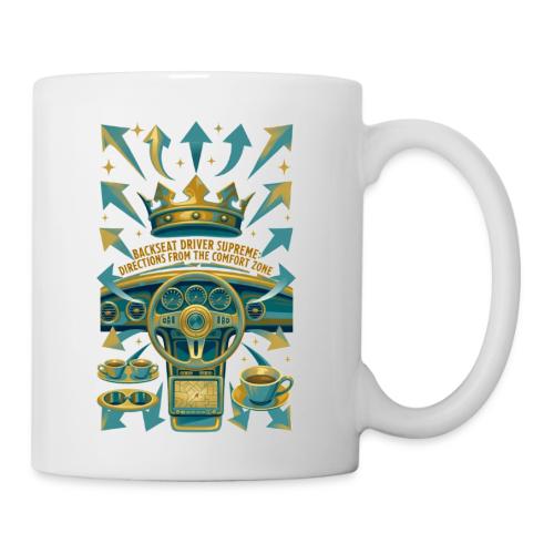 Backseat Driver T Shirt, Funny Dad Gift - Coffee/Tea Mug