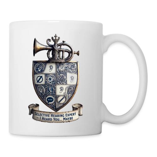 Selective Hearing Expert Crest T Shirt - Coffee/Tea Mug