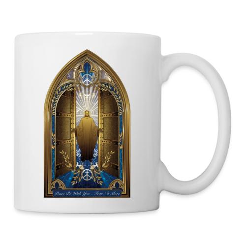 Easter Peace Be With You Locked Doors T Shirt,Gift - Coffee/Tea Mug