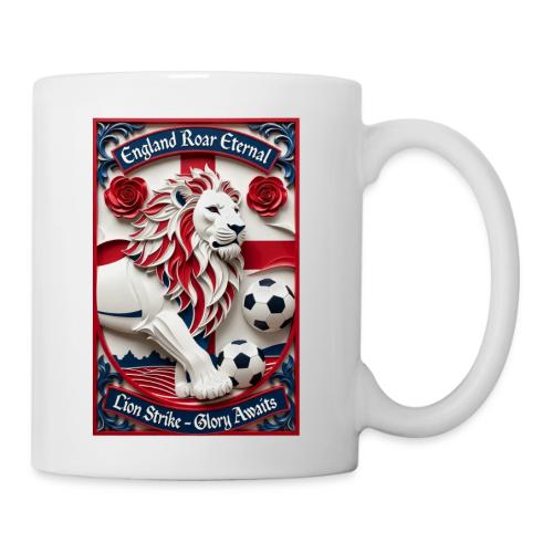 England Lion Soccer T Shirt, Football Pride Gift - Coffee/Tea Mug