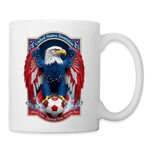 USA Eagle Emblem T Shirt, USA Soccer Pride Gift - Coffee/Tea Mug